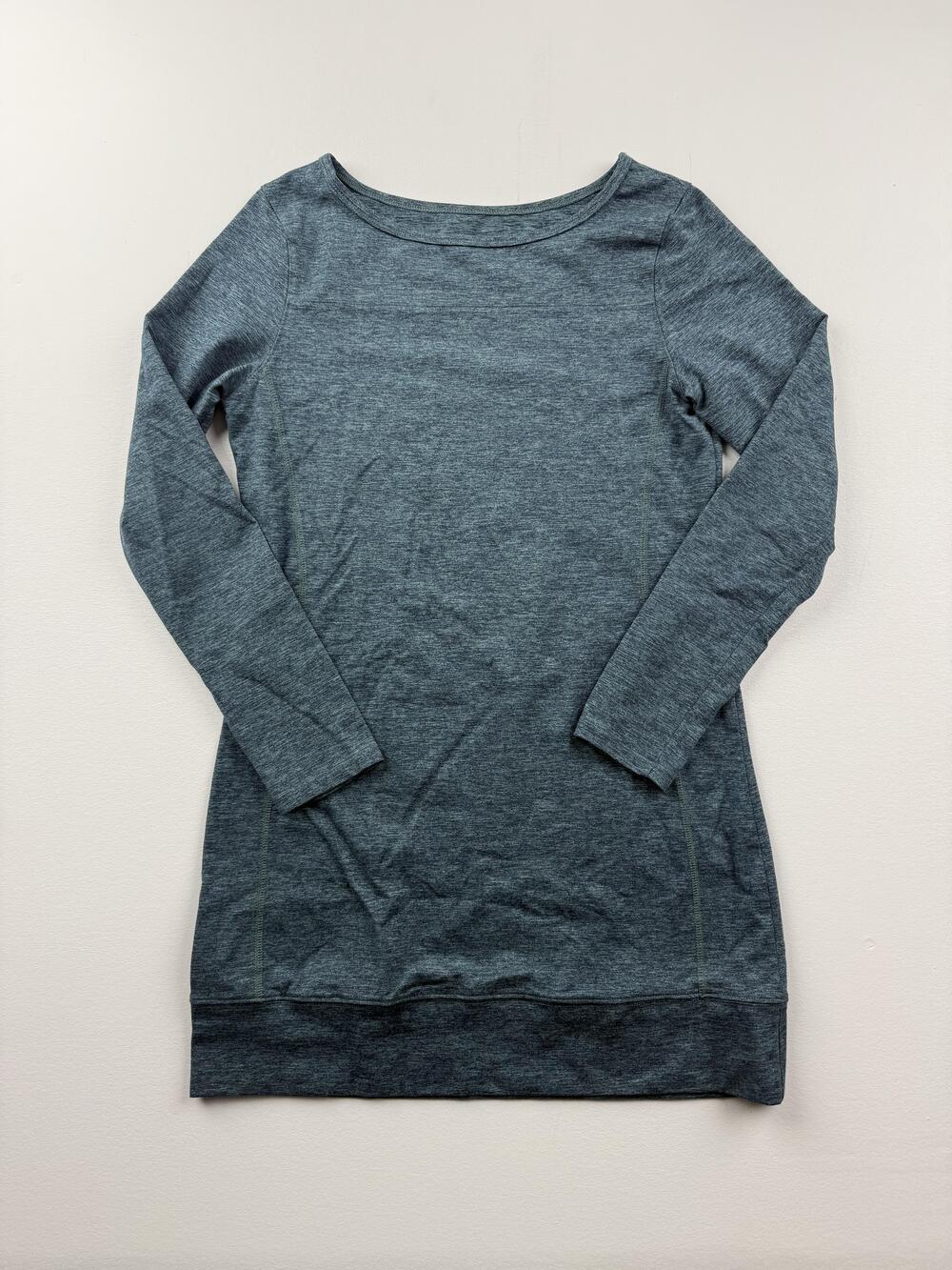 Carve Designs Dress Womens Small Blue Long Sleeve Boat Neck T-Shirt Casual
